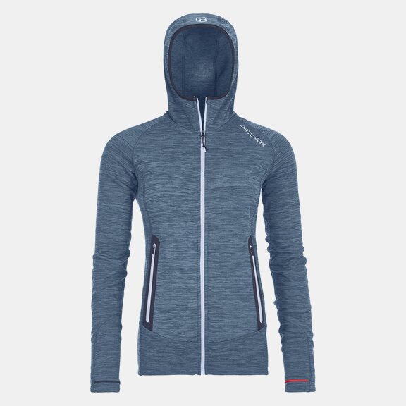 ORTOVOX FLEECE LIGHT MELANGE HOODY W Hoodies ORTOVOX